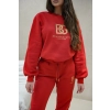 dres damski logo bg czerwony